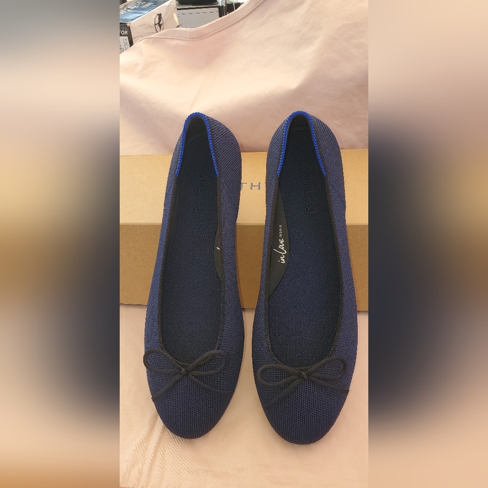 Dark Navy The Ballet Flat